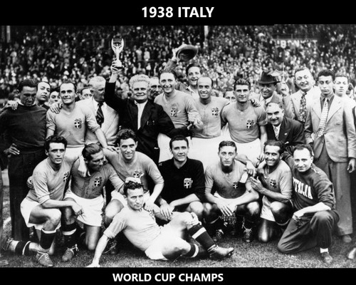 1938 italia foto squadra 8x10 - italia,