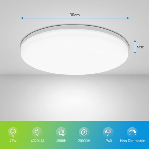 Plafoniera rotonda 48w led - 48w,
