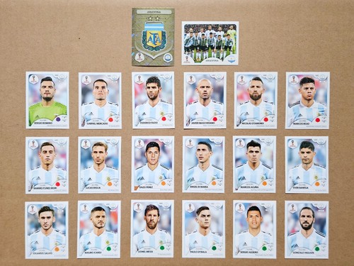 Adesivi panini mondiali 2018 - adesivi,