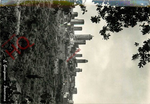 Picture postcard gimignano - postcard:-s.,