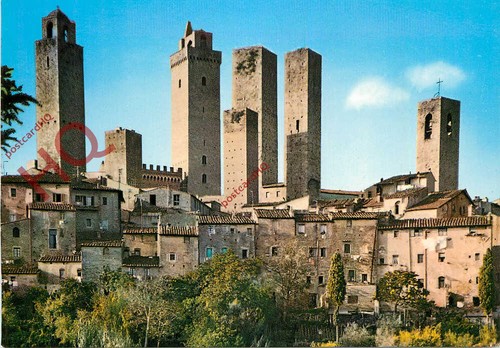 Picture postcard citta san - di,